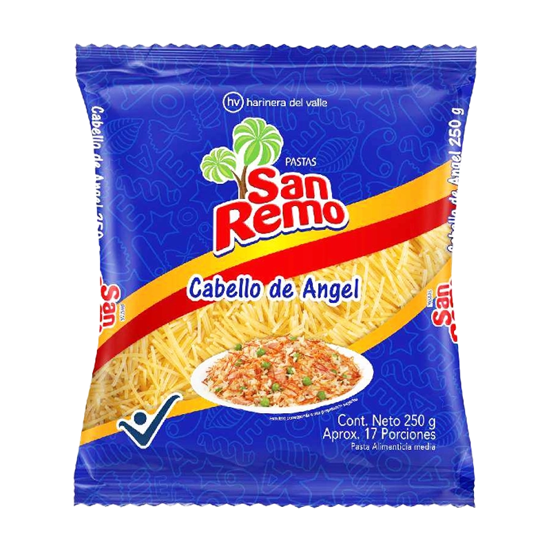 PASTA SAN REMO CABELLO DE ANGEL X 250 GR