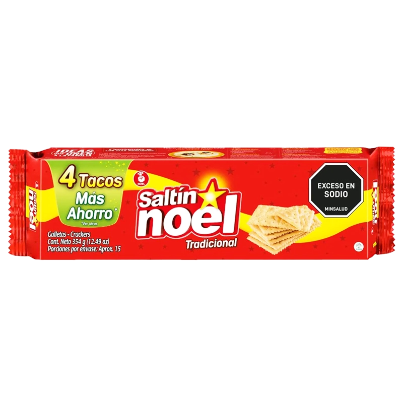 GALLETA SALTIN NOEL TC X 4X 354 GR