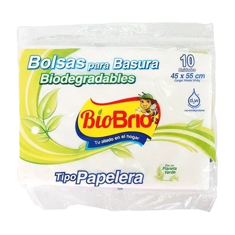 BOLSA PAPELERA BRIO X 10 UND