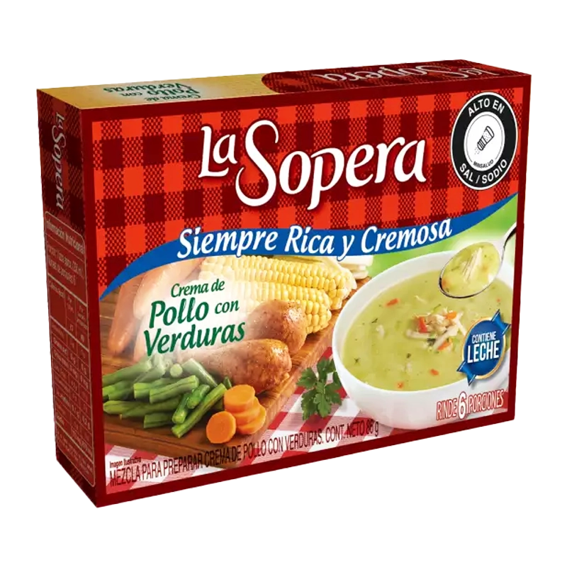 LA SOPERA 6P POLLO VERDURA