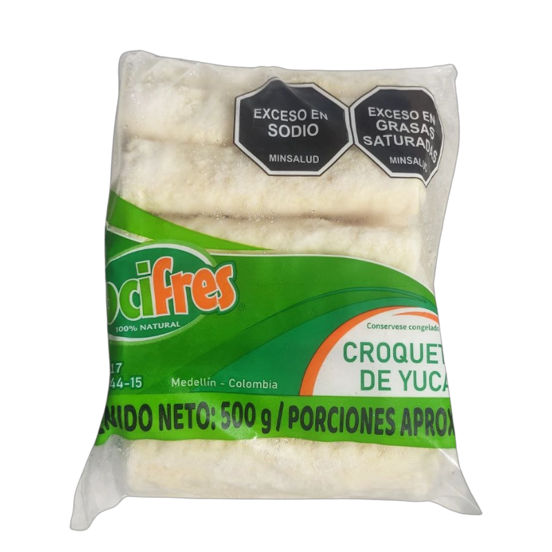 CROQUETA YUCA TROCIFRES X 500 GR