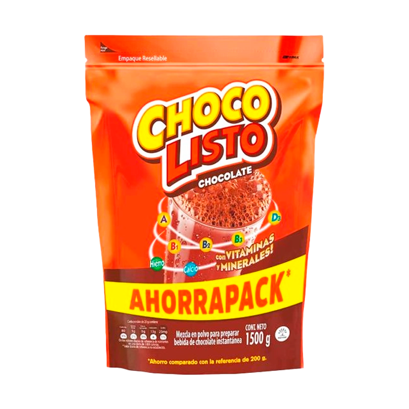 CHOCOLISTO BOLSA X 1500 GR