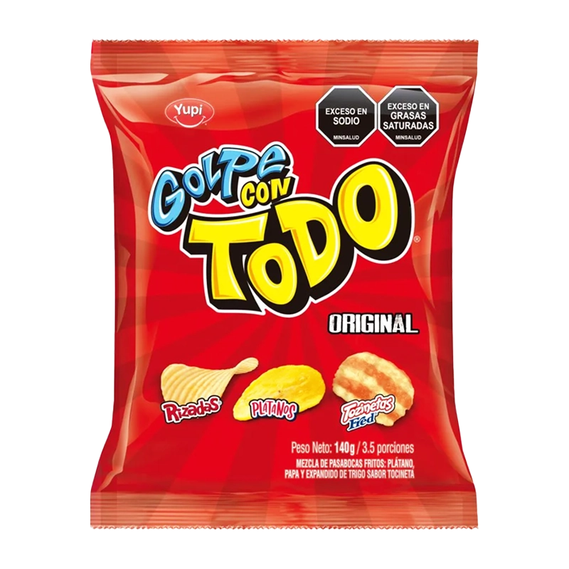 PASABOCAS GOLPE CON TODO ORIGINAL X 140 GR