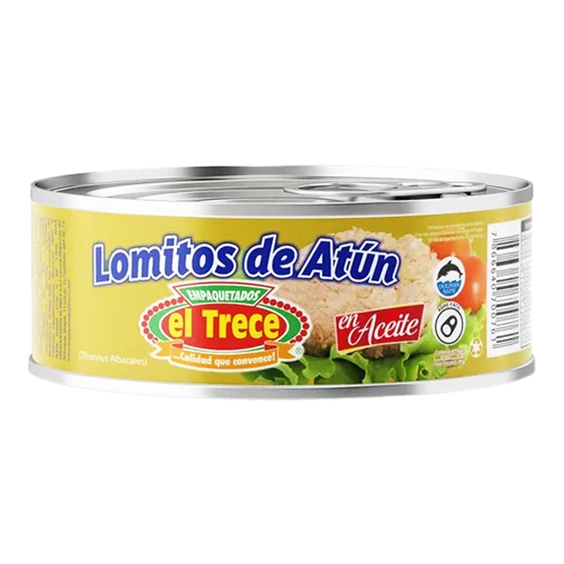 ATUN EL TRECE LOMITOS EN ACEITE X 170 GR