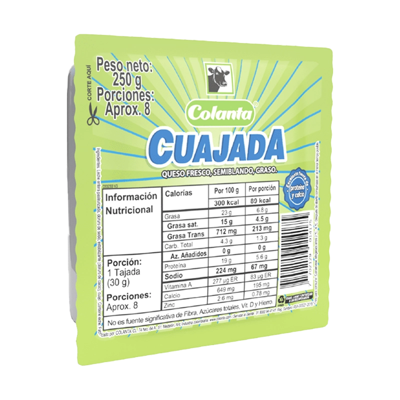 CUAJADA COLANTA X 250 GR