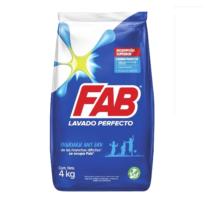 DETERGENTE FAB FLORAL X 4000 GR