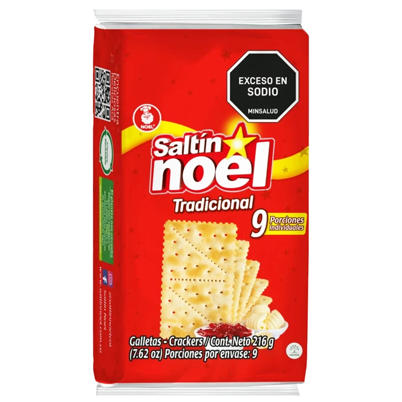 GALLETA SALTIN NOEL X 9 X 216 GR