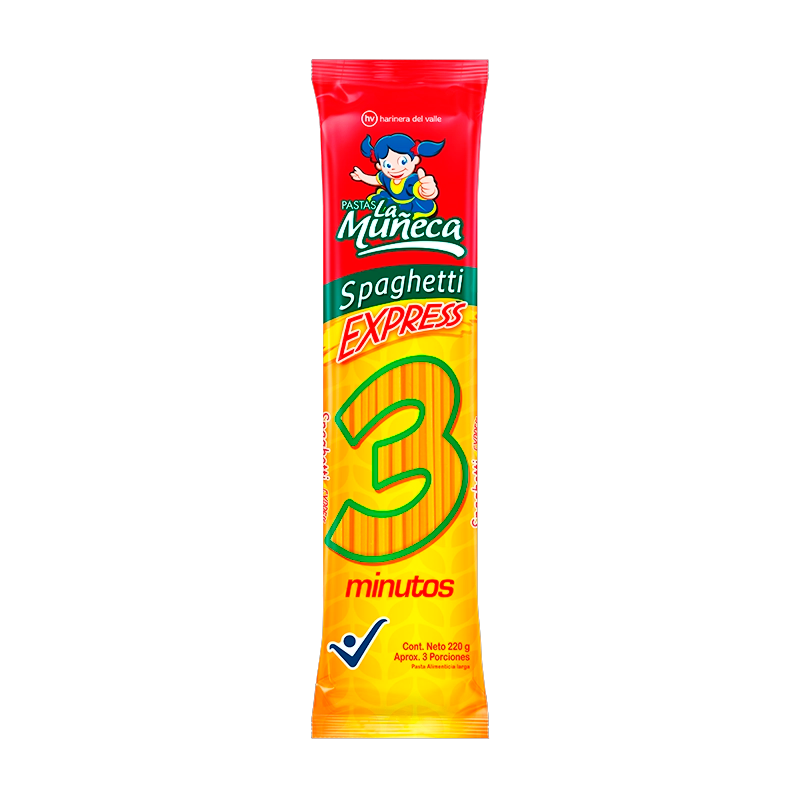 PASTA SPAGHETTI LA MUÑECA X 220 GR