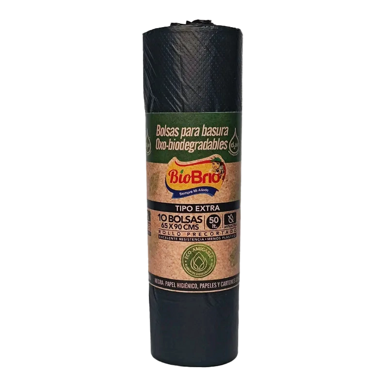 BOLSA BASURA BRIO EXTRA NEGRA X 10UND