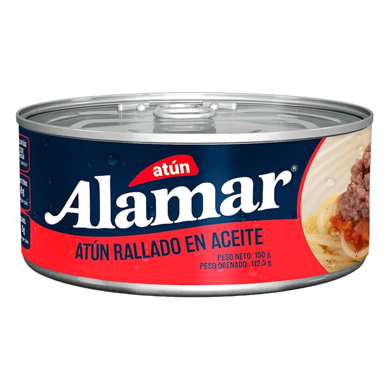 ATUN ALAMAR RALLADO EN ACEITE X 150 GR