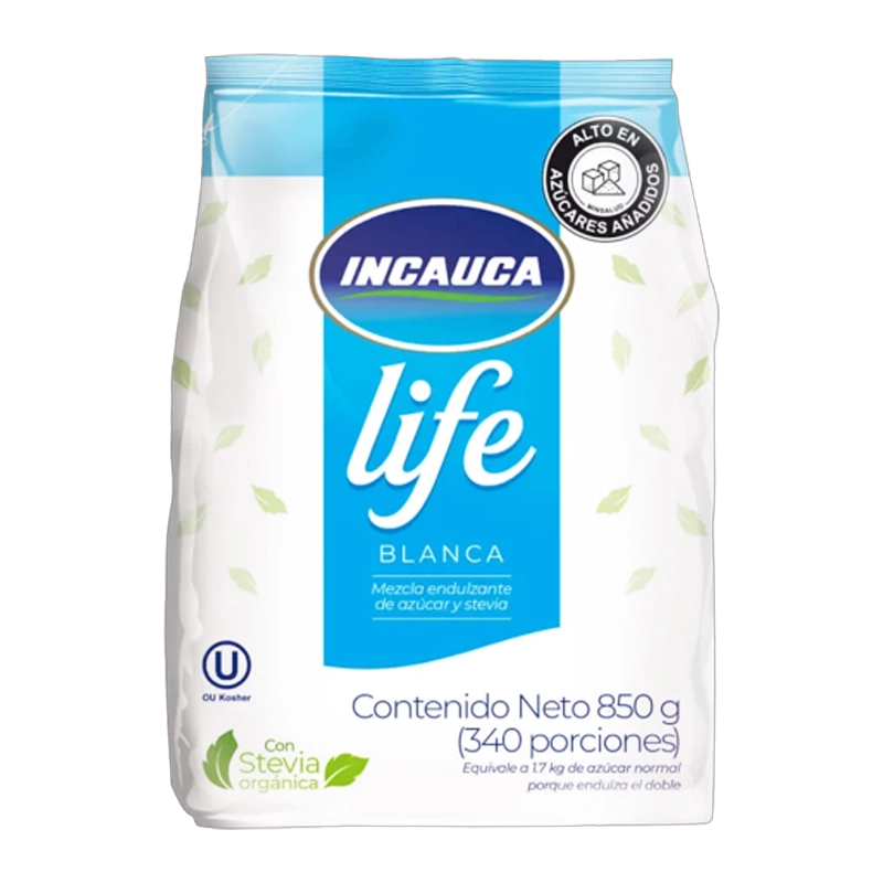 AZUCAR LIFE INCAUCA BOLSA X 850 GR
