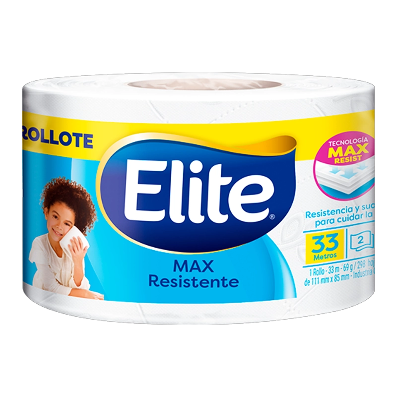 PAPEL HIGIENICO ELITE MAX MEGAROLLO X UND