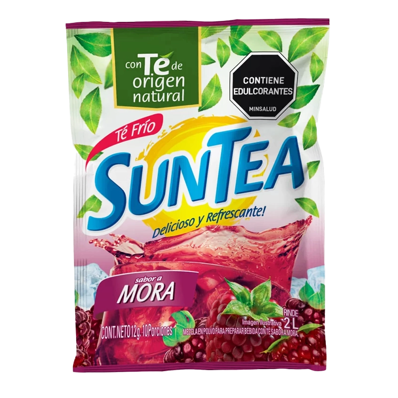 TE EN POLVO SUNTEA SABOR A MORA X 2 LT