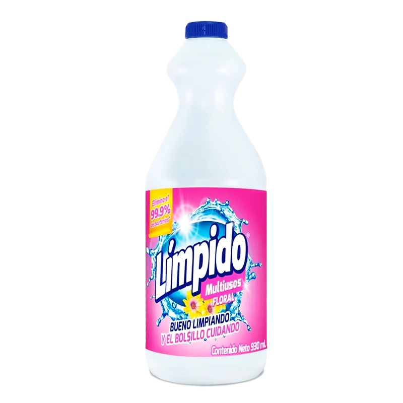 BLANQUEADOR MULTIUSOS LIMPIDO FLORAR X 930 ML