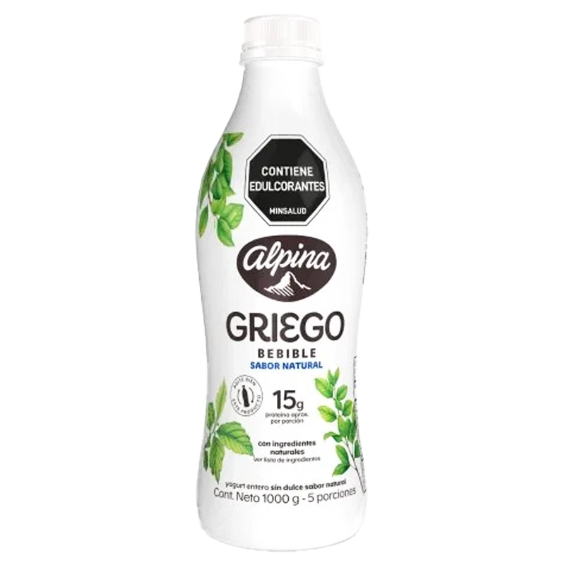 YOGURT GRIEGO ALPINA BEBIBLE NATURAL X 1000GR