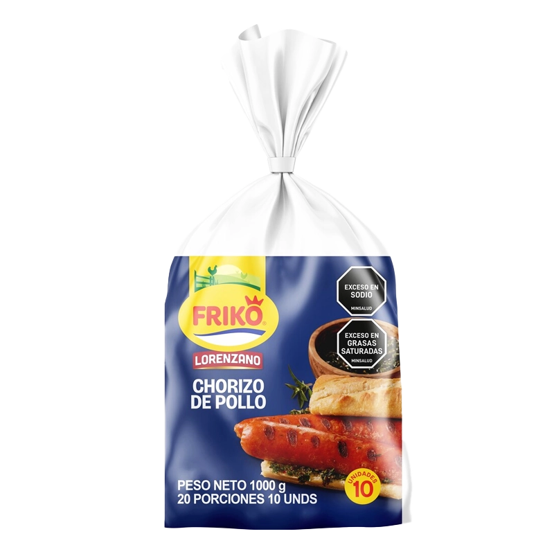 CHORIZO POLLO CONGELADO FRIKO X 1000 GR