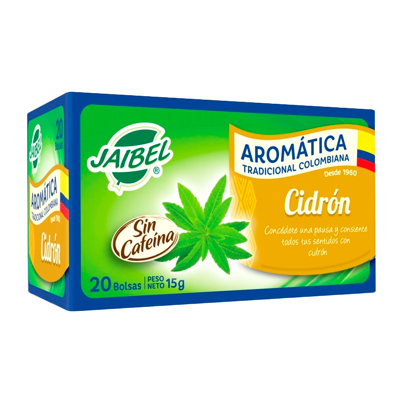 AROMATICA JAIBEL CIDRÓN X 20 BOLSAS