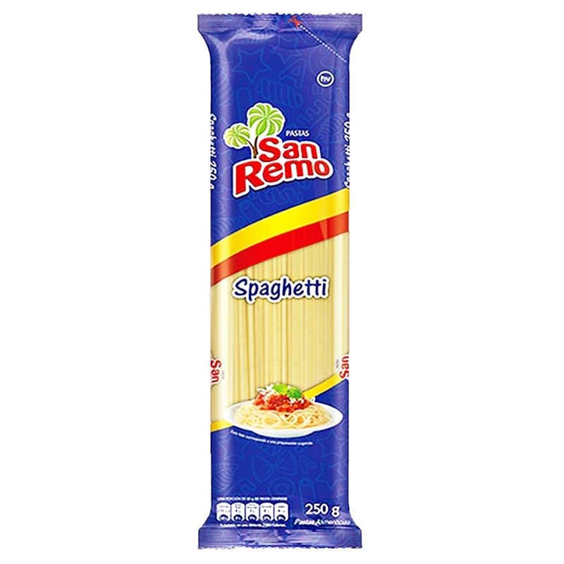 PASTA SAN REMO SPAGHETTI X 250 GR