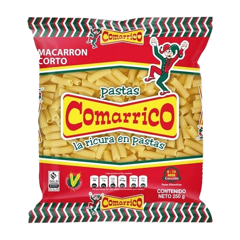 PASTA COMARRICO MACARRON X 250 GR