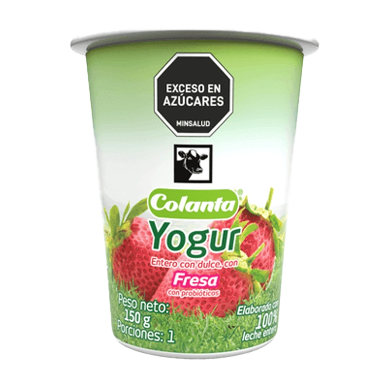 YOGURT COLANTA FRESA VASO X 200 GR