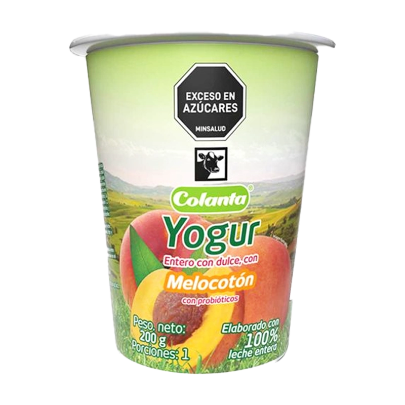 YOGURT COLANTA MELOCON VASO X 200 GR