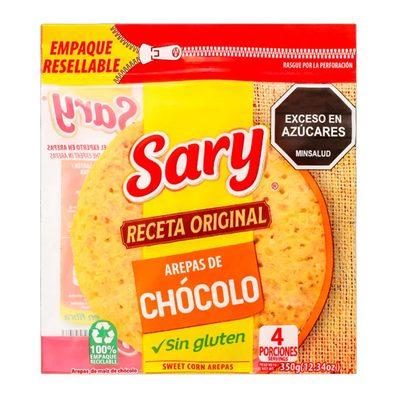 AREPA SARY CHOCOLO   X 300 GR