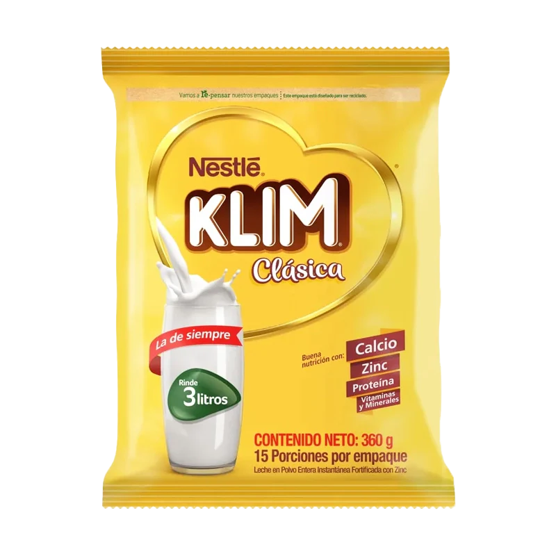 LECHE KLIM FORTIFICADA X 360 GR