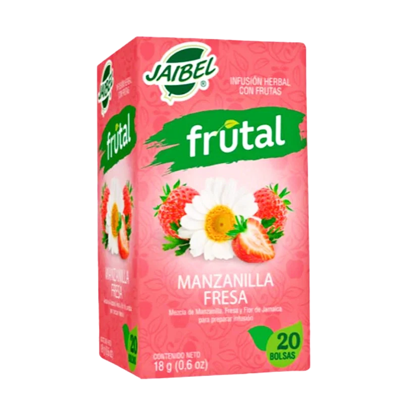 AROMATICA JAIBEL MANZANILLA Y FRESA X 20 UND