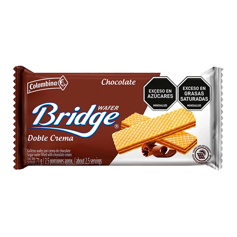 GALLETA BRIDGE MINITACO CHOCOLATE X 77 GR