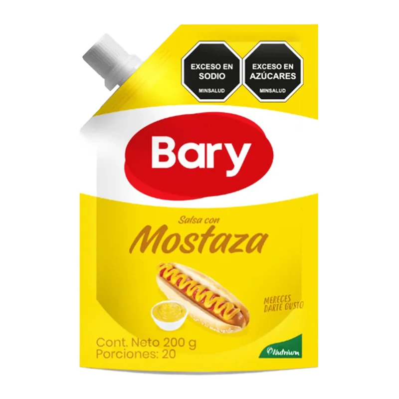 SALSA CON MOSTAZA BARY DOYPACK X 200 GR