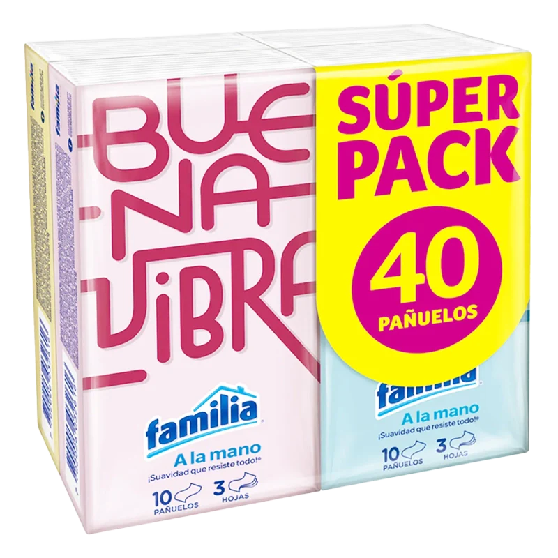 PAÑUELO BOLSILLO FAMILIA PAGUE 3 LLEVE 4