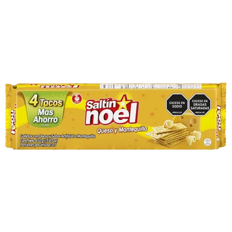 GALLETA SALTIN QUESO MANTEQUILLA X 4 X 450 GR