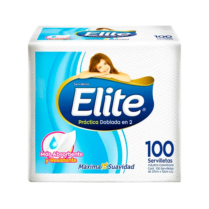SERVILLETA ELITE X 100 UND