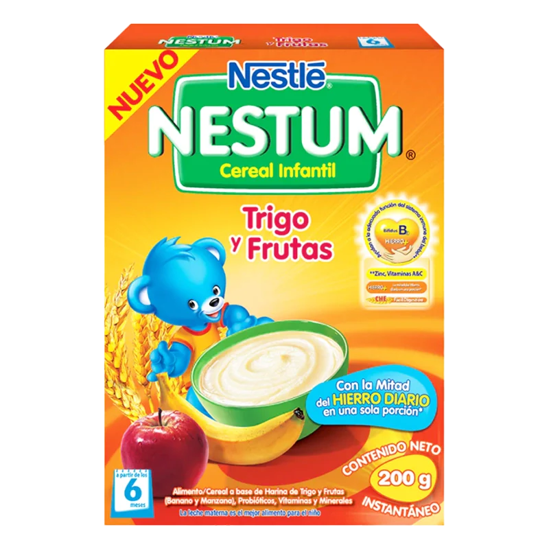 NESTUM TRIGO FRUTAS X 200 GR