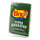 ESPONJA BRIO ABRASIVO ECONOMICA X 3 UND