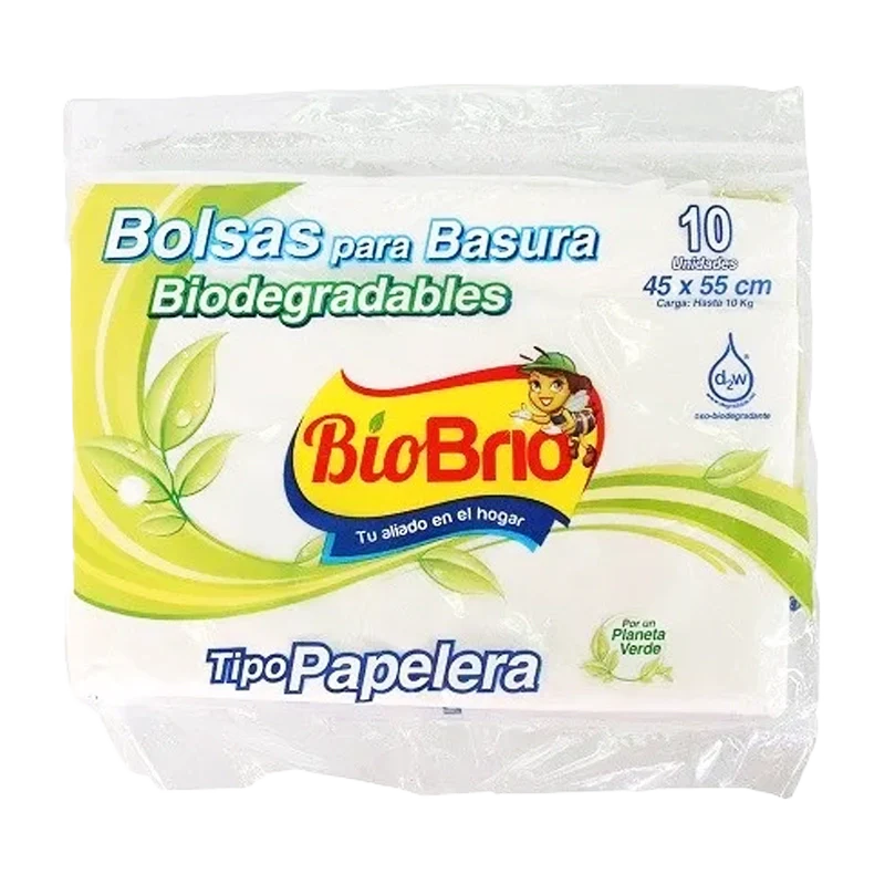BOLSA PAPELERA BRIO X 10 UND
