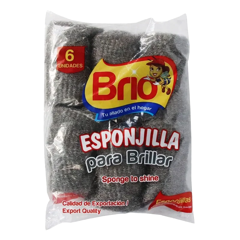 ESPONJILLA BRILLO BRIO X 6 UND