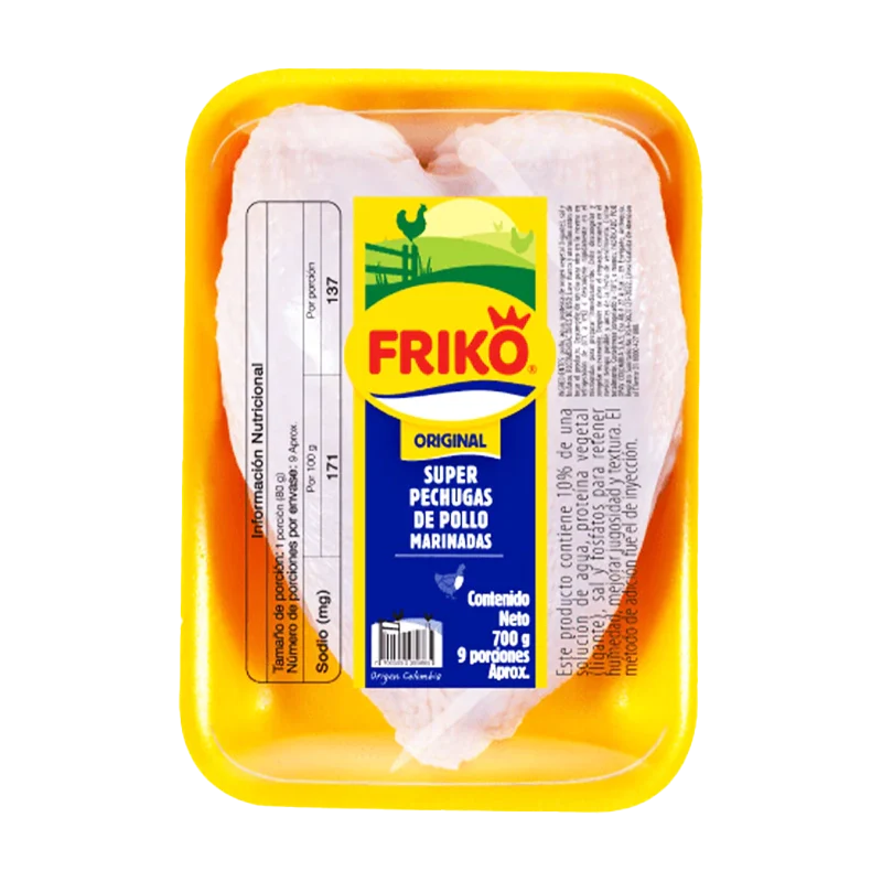 SUPER PECHUGAS DE POLLO FRIKO MARINADOS