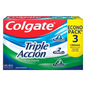 CREMA DENTAL COLGATE TRIPLE ACCION 3 X 75 ML