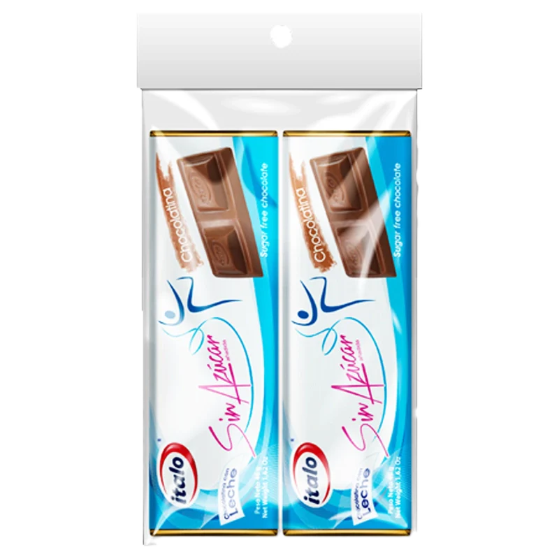 CHOCOLATINA ITALO SIN AZUCAR  X 92 GR