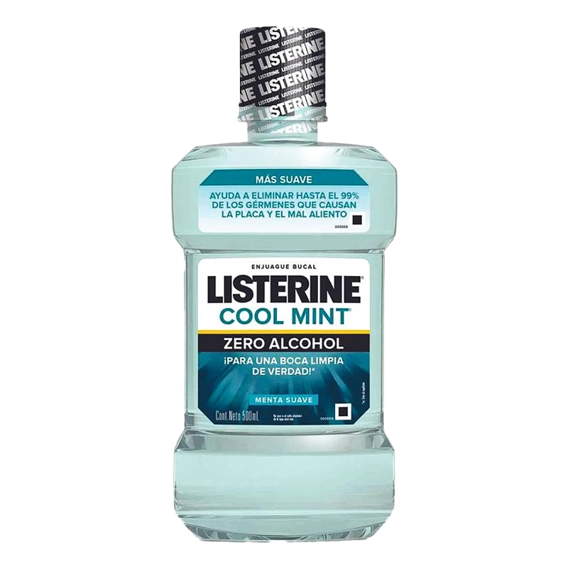 ENJUAGUE BUCAL LISTERINE COOL MINT ZERO  X 500