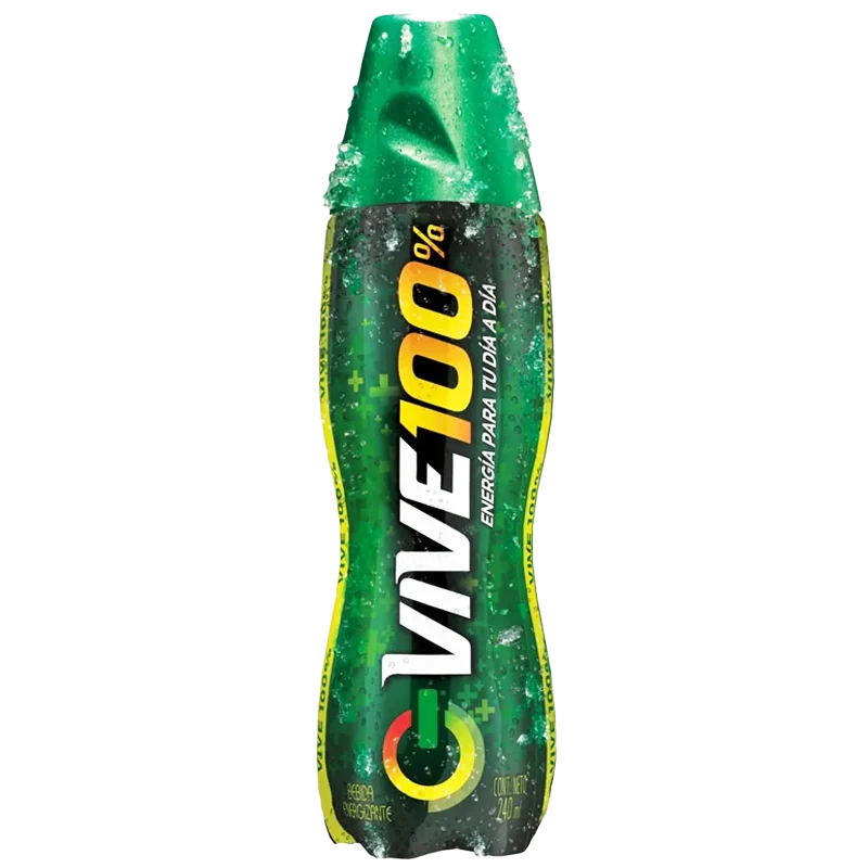 BEBIDA ENERGIZANTE VIVE 100 X 240 ML