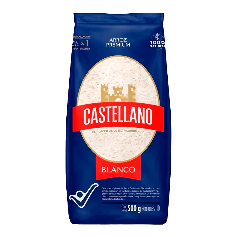 ARROZ CASTELLANO X 500 GR