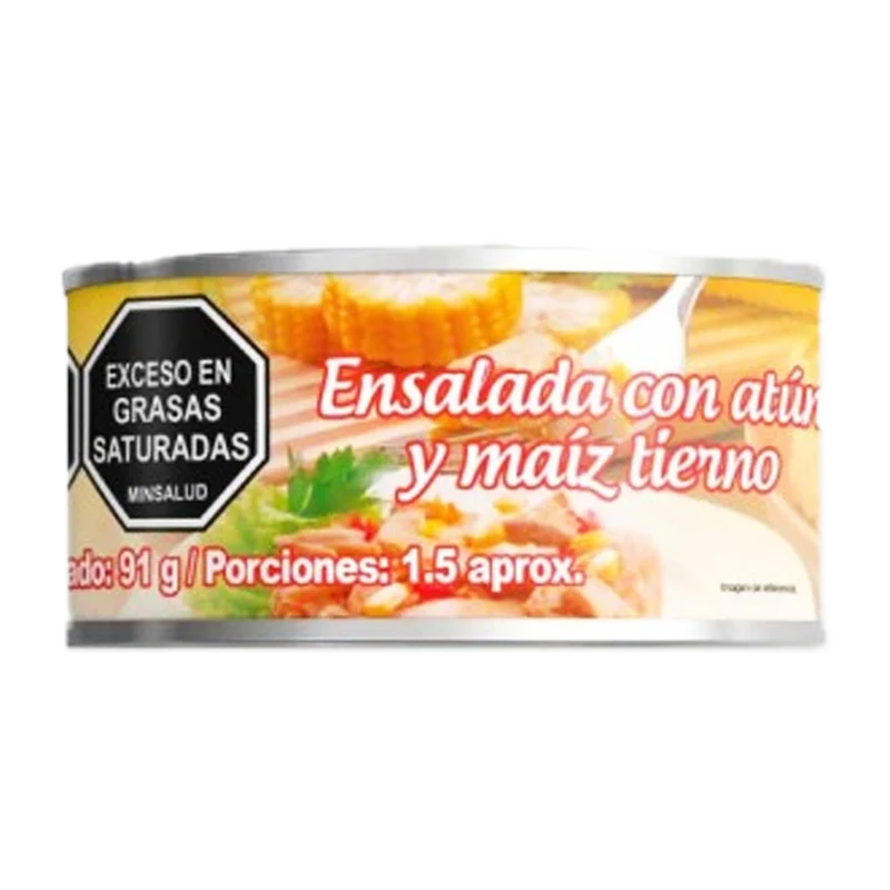 ENSALADA CON ATUN Y MAIZ TIERNO ABURRA X 140 GR