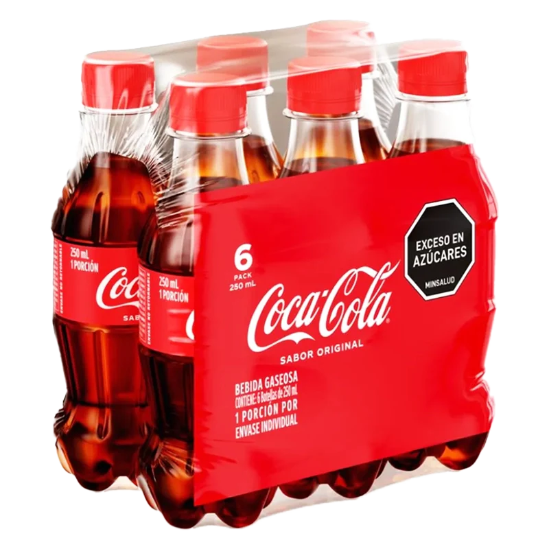 GASEOSA COCA COLA X 6 X 250 ML