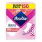 PROTECTORES NOSOTRAS DIARIOS MULTIESTILO X 150 UND