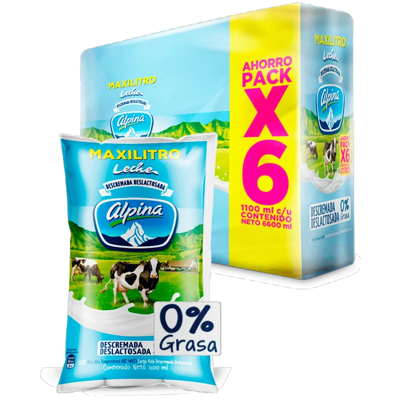 LECHE DESLACTOSADA DECREMADA UHT X 6 X 1100