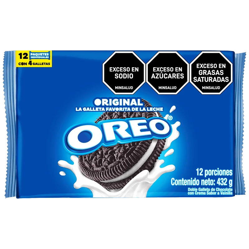 GALLETA OREO BOLSA 12 X 432GR