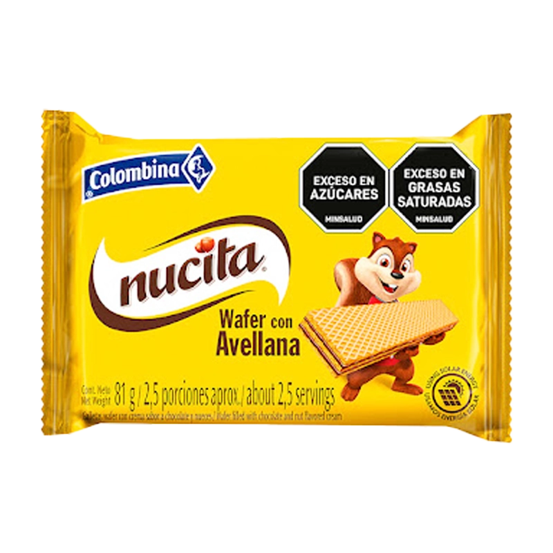 GALLETA WAFER NUCITA X 81 GR
