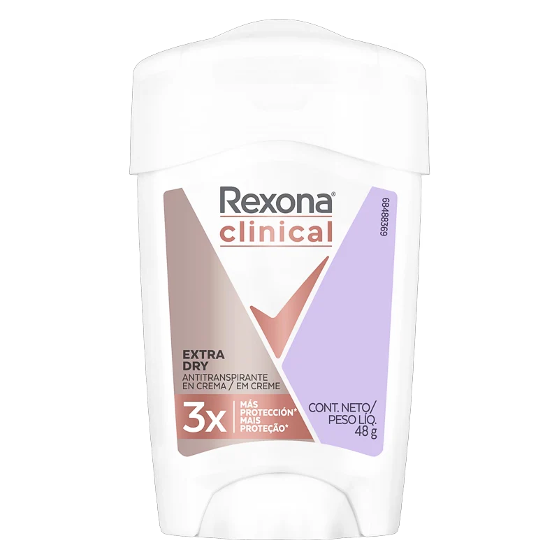 DESODORANTE REXONA CLINICAL EXTRA DRY WOMEN X 48 GR